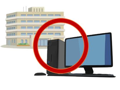 お客様居室内で短時間で点検が可能